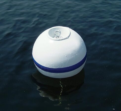 Taylor Made Products 46818 Sur-Moor T3C Boat Mooring Shackle Nest Buoy, 18 Inch Diameter, White in Saudi Arabia