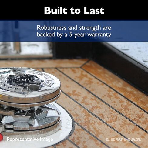 Lewmar Pro Fish 1000 12V Gypsy for 1/4" G4 Chain, Auto Free-Fall System, Maximum Pull 700 lbs, 316 Stainless Steel Construction, for Boats 28'-38' - 2020201161 in Saudi Arabia