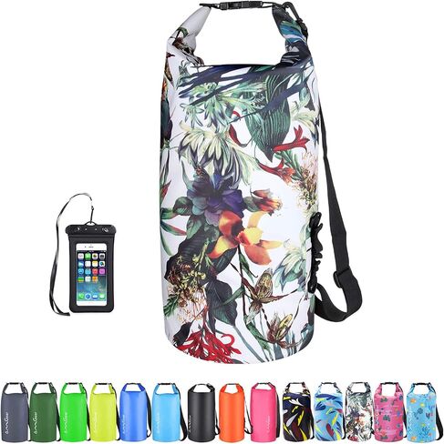 OMGear Waterproof Dry Bag Backpack Phone Pouch 40L/30L/20L/10L/5L Floating Dry Sack for Kayaking Boating Outdoors Activities in Kuwait