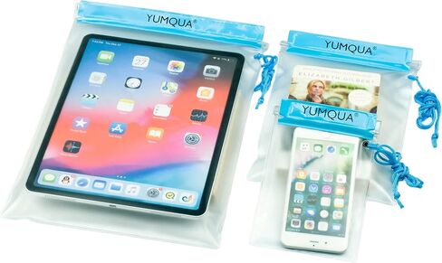 أكياس YUMQUA شفافة مقاومة للماء، حقائب مقاومة للماء وحقائب جافة للكاميرا وخرائط الهاتف المحمول وحقيبة قوارب الكاياك العسكرية وحامل مستندات القوارب in Kuwait