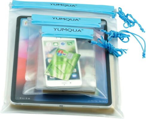 أكياس YUMQUA شفافة مقاومة للماء، حقائب مقاومة للماء وحقائب جافة للكاميرا وخرائط الهاتف المحمول وحقيبة قوارب الكاياك العسكرية وحامل مستندات القوارب in Kuwait