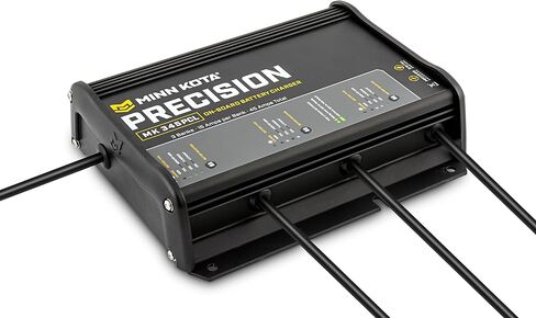 Minn Kota 1834602 MK-460 PCL Precision On-Board Marine Charger, 4 Bank x 15 Amps in Kuwait