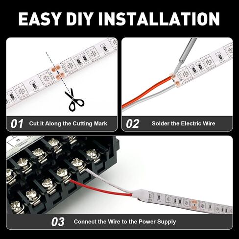 JUIOHAKY أضواء القارب العائم، أضواء شريط LED البحرية، أضواء شريط LED للقارب 12 فولت مقاومة للماء، أضواء LED للقارب، أضواء سطح القارب الداخلية لقوارب الكاياك، قارب جون، قارب باس، قارب صيد (أزرق، 32.8 قدم) in Kuwait