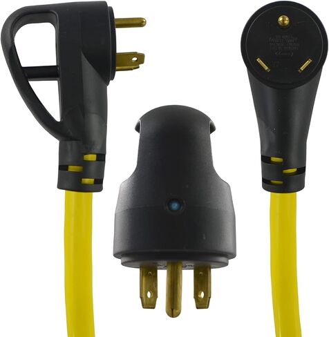 Conntek 15340 RV 30-Amp Plug with Ergo Grip to 15/20 U.S Female Connector Light End Adapter in Saudi Arabia