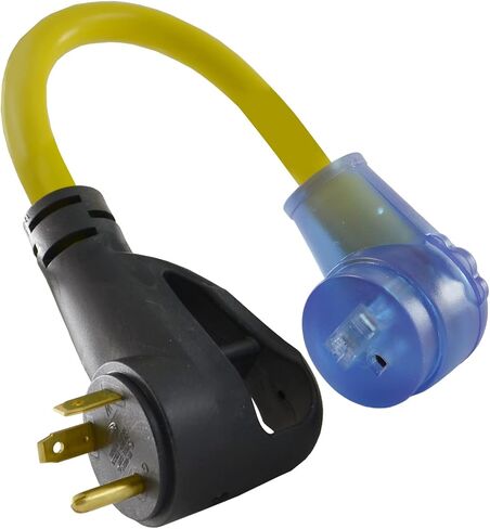 Conntek 15340 RV 30-Amp Plug with Ergo Grip to 15/20 U.S Female Connector Light End Adapter in Saudi Arabia