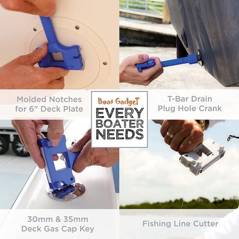 أداة القارب - تتضمن أداة القارب 10 في 1 فتاحة زجاجات البيرة والنبيذ، وصفارة الأمان، وقاطع خط الصيد، ومفتاح غطاء الغاز البحري والأدوات الأساسية الأخرى - فكرة رائعة لأصحاب القوارب in Kuwait