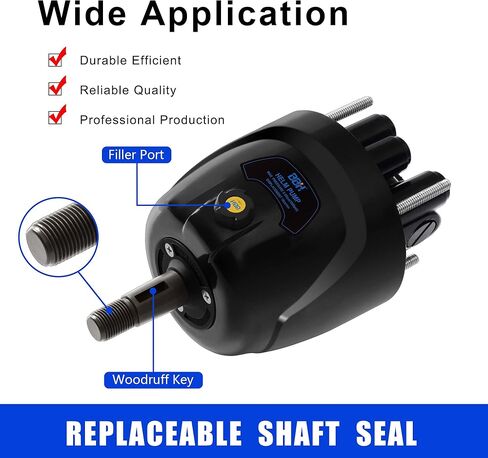 بي بي اتش طقم نظام توجيه خارجي هيدروليكي 175 حصان من نيو مارين بوت مع عجلة قيادة واسطوانة هيدروليكية ومضخة خوذة وانابيب in Kuwait