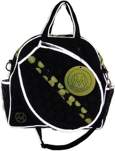 ModaMoo Womens Reflective Tennis Bag, Designed in New York, Black in Kuwait