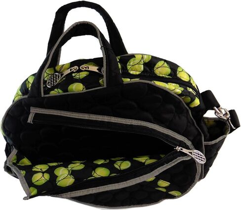 ModaMoo Womens Reflective Tennis Bag, Designed in New York, Black in Kuwait