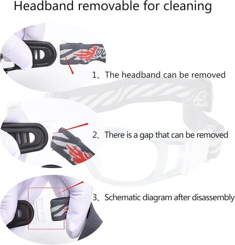 Kids Sports Glasses Basketball Football Safe Training Goggles Anti Fog 7-12 in Kuwait