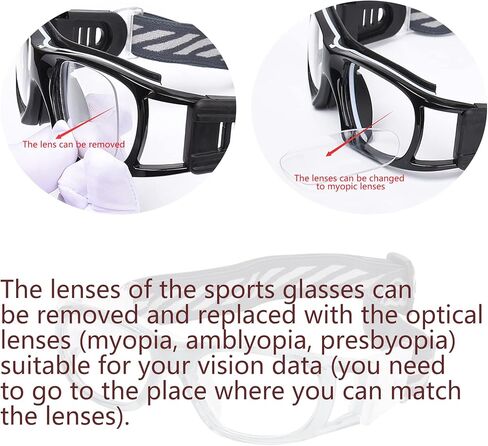 Kids Sports Glasses Basketball Football Safe Training Goggles Anti Fog 7-12 in Kuwait