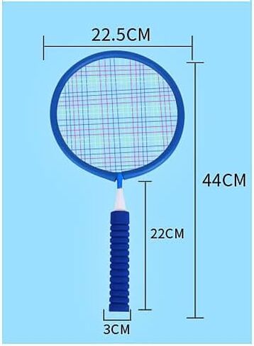 Trained Premium Quality Badminton Rackets, Pair of 2 Rackets, Lightweight & Sturdy, with 5 LED SHUTTLECOCKS, Carrying Bag Included in Kuwait