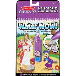 Melissa & Doug On The Go Water Wow! Reusable Water-Reveal Activity Pad- Occupations - Party Favors, Stocking Stuffers, Travel Toys For Toddlers, Mess Free Coloring Books For Kids Ages 3+ in Saudi Arabia