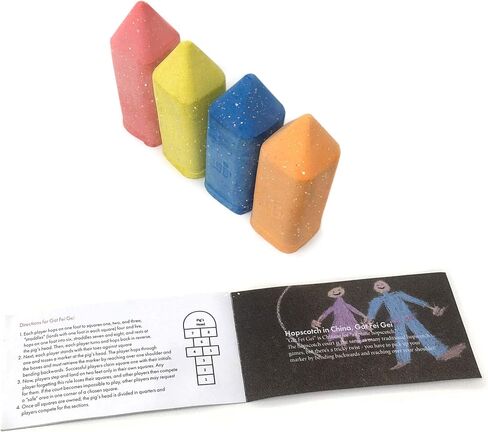 Urban Infant Non-Toxic Sidewalk Chalk for Toddlers and Kids - Washable Outdoor Jumbo Chalk - Rainbow in Saudi Arabia