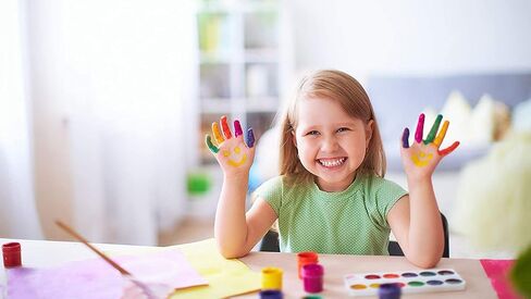 Pack of 12 Watercolor Paint Set for Kids - Washable Paint Sets with 12 Vibrant Colors - Suitable for Home, Classroom, and Art Parties - Includes Paintbrush for Creative Fun Activity on the Go in Saudi Arabia