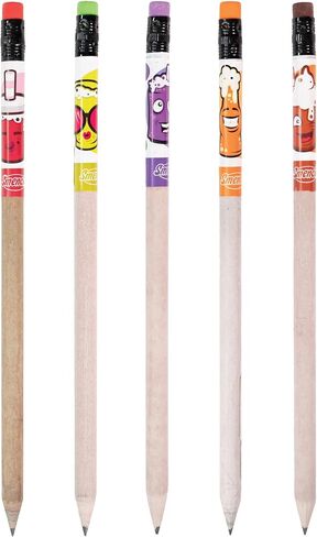 Holiday Smencils - HB #2 Patented Gourmet Scented Fun Pencils, 5 Count - Stocking Stuffer, Gifts for Kids, School Supplies, Party Favors, Classroom Rewards in Saudi Arabia