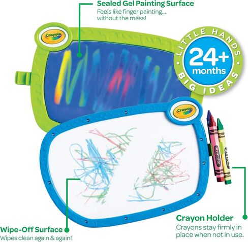 Crayola Color and Erase Reusable Activity Board, Gift for Kids, Ages 3, 4, 5, 6 in Saudi Arabia
