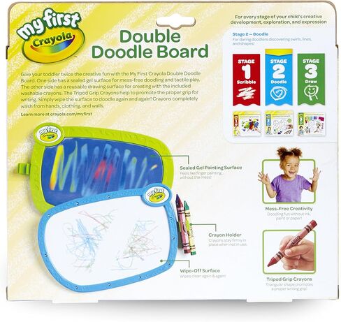 Crayola Color and Erase Reusable Activity Board, Gift for Kids, Ages 3, 4, 5, 6 in Saudi Arabia