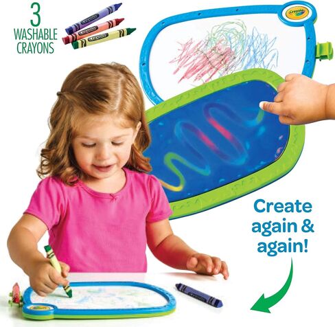 Crayola Color and Erase Reusable Activity Board, Gift for Kids, Ages 3, 4, 5, 6 in Saudi Arabia