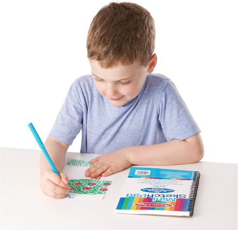 Melissa & Doug Mini Sketch Pad of Paper (6 x 9 inches) - 50 Sheets, 3-Pack - Kids Drawing Paper, Drawing And Coloring Pad For Kids, Art Paper For Kids in Saudi Arabia