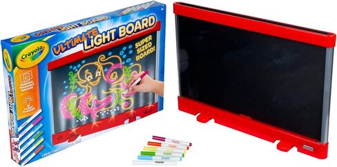 Crayola Ultimate Light Board Red, Drawing Tablet, Gift for Kids, Age 6, 7, 8, 9 in Saudi Arabia