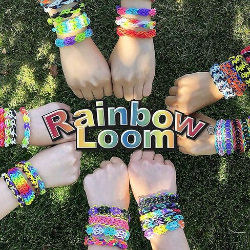مجموعة أدوات صنع الأساور الأصلية Rainbow Loom®، الحائزة على 4 جوائز TOTY، تصنع ما يصل إلى 24 سوارًا، حرفة مثالية للأولاد والبنات بعمر 7 سنوات فما فوق in Kuwait