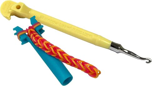 مجموعة أدوات صنع الأساور الأصلية Rainbow Loom®، الحائزة على 4 جوائز TOTY، تصنع ما يصل إلى 24 سوارًا، حرفة مثالية للأولاد والبنات بعمر 7 سنوات فما فوق in Kuwait