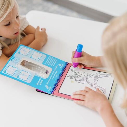 Melissa & Doug On The Go Water Wow! Reusable Water-Reveal Activity Pad- Occupations - Party Favors, Stocking Stuffers, Travel Toys For Toddlers, Mess Free Coloring Books For Kids Ages 3+ in Saudi Arabia