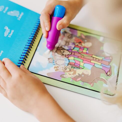Melissa & Doug On The Go Water Wow! Reusable Water-Reveal Activity Pad- Occupations - Party Favors, Stocking Stuffers, Travel Toys For Toddlers, Mess Free Coloring Books For Kids Ages 3+ in Saudi Arabia