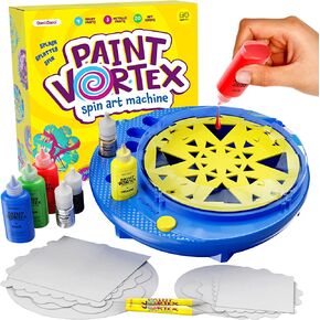 مجموعة أدوات Spin Art - مركز محطة الطلاء الحلزوني - ألعاب الفنون والحرف اليدوية للأطفال للفتيات والفتيان من جميع الأعمار - هدايا رائعة للفتيات - محطة عمل يدوية دوارة بمحرك - أفكار هدايا للأطفال in Kuwait