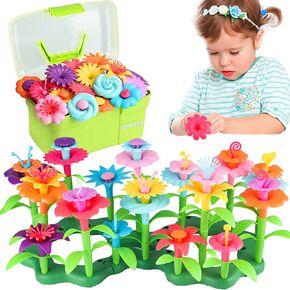 CENOVE Toddler Toys Gifts for 3 4 5 6 7 Year Old Girls Boys,Flower Garden Building Toy STEM Educational Activity Preschool Toys for Kids Age 3-6(130 Pcs) in Saudi Arabia