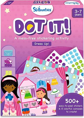 Skillmatics Dot It Sticker Art – Unicorns & Princesses, Craft Kit for Kids in Kuwait