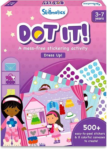 Skillmatics Dot It Sticker Art – Unicorns & Princesses, Craft Kit for Kids in Kuwait