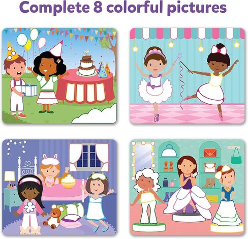 Skillmatics Dot It Sticker Art – Unicorns & Princesses, Craft Kit for Kids in Kuwait