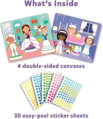 Skillmatics Dot It Sticker Art – Unicorns & Princesses, Craft Kit for Kids in Kuwait