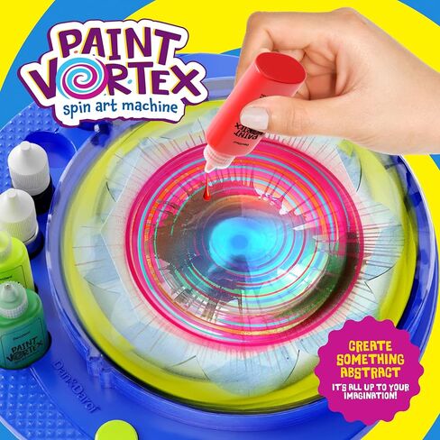 مجموعة أدوات Spin Art - مركز محطة الطلاء الحلزوني - ألعاب الفنون والحرف اليدوية للأطفال للفتيات والفتيان من جميع الأعمار - هدايا رائعة للفتيات - محطة عمل يدوية دوارة بمحرك - أفكار هدايا للأطفال in Kuwait