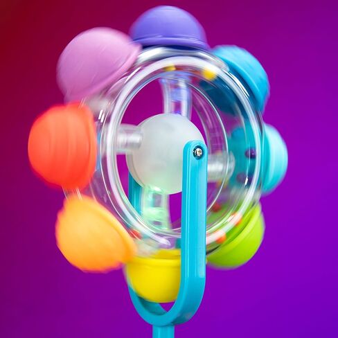 Sassy Light Up Rainbow Wheel Tray Toy, Multi in Kuwait
