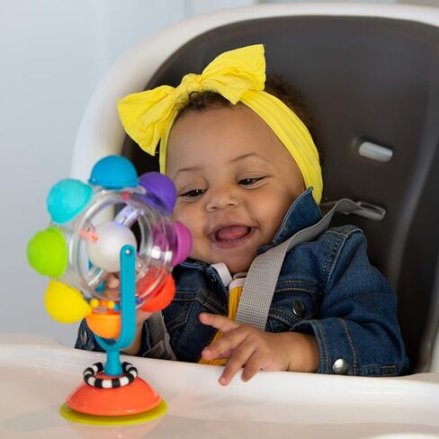 Sassy Light Up Rainbow Wheel Tray Toy, Multi in Kuwait