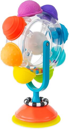 Sassy Light Up Rainbow Wheel Tray Toy, Multi in Kuwait