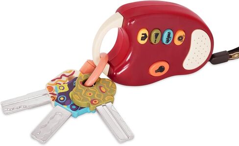 B. toys FunKeys Toy Keys For Toddlers and Babies, Red, 6 Months Plus in Kuwait