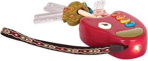 B. toys FunKeys Toy Keys For Toddlers and Babies, Red, 6 Months Plus in Kuwait