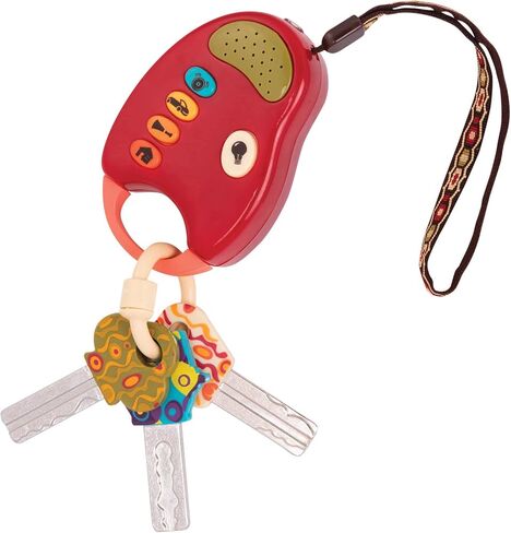 B. toys FunKeys Toy Keys For Toddlers and Babies, Red, 6 Months Plus in Kuwait