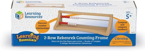 Learning Resources 2-Row Rekenrek Counting Frame, Early Math Skills, Addition/Subtraction, Ages 5+ in Saudi Arabia