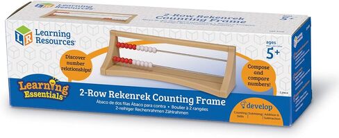 Learning Resources 2-Row Rekenrek Counting Frame, Early Math Skills, Addition/Subtraction, Ages 5+ in Saudi Arabia