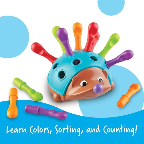 Learning Resources Spike The Fine Motor Hedgehog - Toddler Montessori Toys, Stacking Shape, Gifts For Boys And Girls, Sorting And Matching Skill Activities, Educational Games, Kindergarten in Saudi Arabia