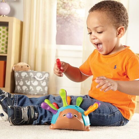 Learning Resources Spike The Fine Motor Hedgehog - Toddler Montessori Toys, Stacking Shape, Gifts For Boys And Girls, Sorting And Matching Skill Activities, Educational Games, Kindergarten in Saudi Arabia