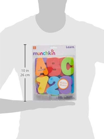 Munchkin® Learn™ Bath Letters and Numbers 36pc Toddler Bath Toy in Saudi Arabia
