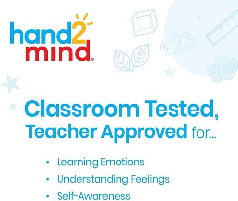 hand2mind See My Feelings Mirror, Social Emotional Learning, Shatterproof Mirror for Kids, Anger Management Toys, Anxiety Relief Items, Mindfulness for Kids, Calm Down Corner, Anxiety Toys (Set of 1) in Saudi Arabia