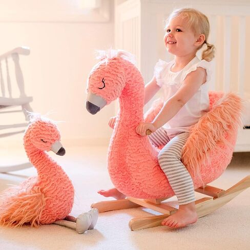 Soft Landing | Darling Duos | 2-Piece Plush & Joyride Character Rocker Bundle ­– Grey Owl in Saudi Arabia