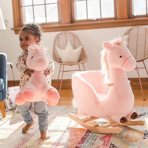 Soft Landing | Darling Duos | 2-Piece Plush & Joyride Character Rocker Bundle ­– Grey Owl in Saudi Arabia